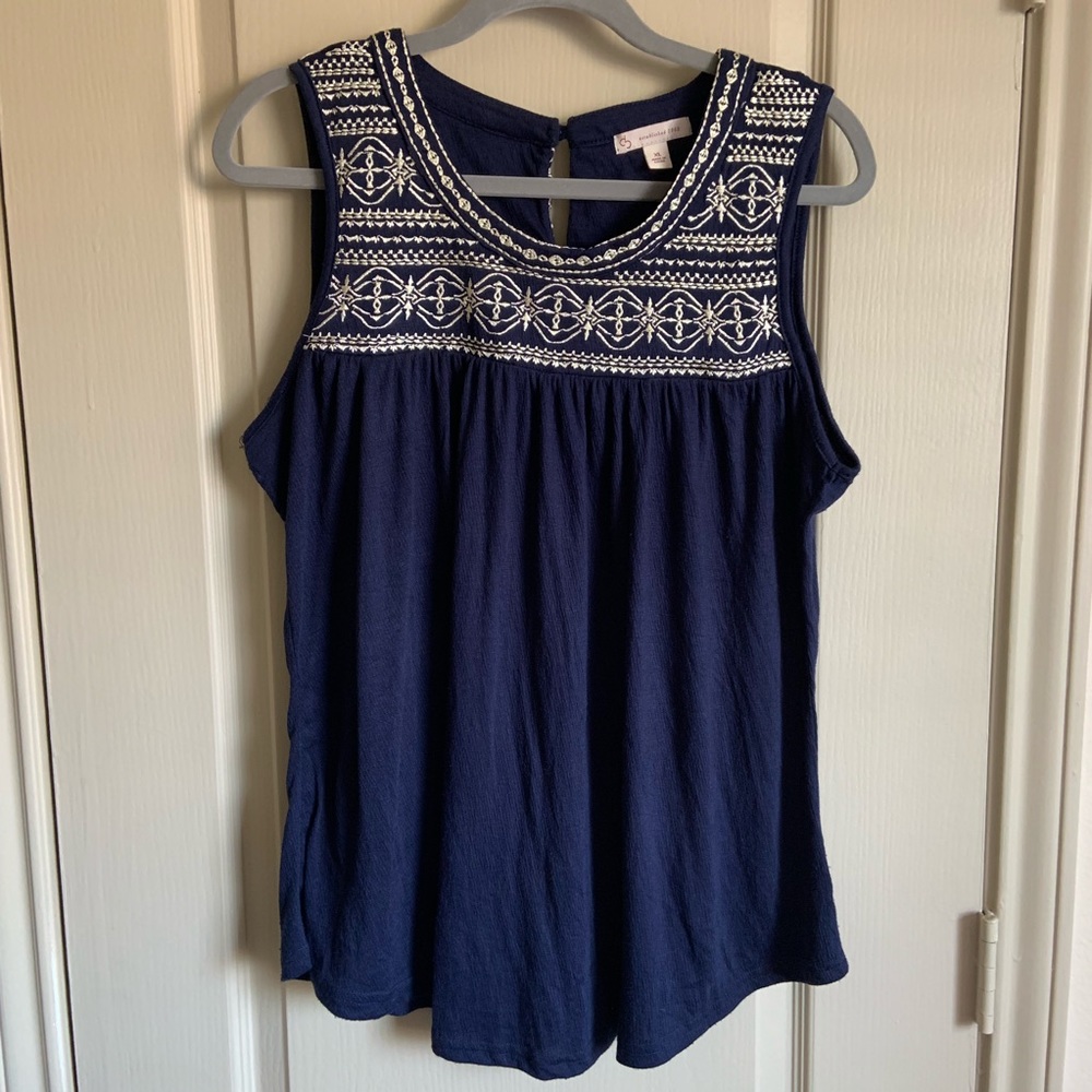 Navy tank top